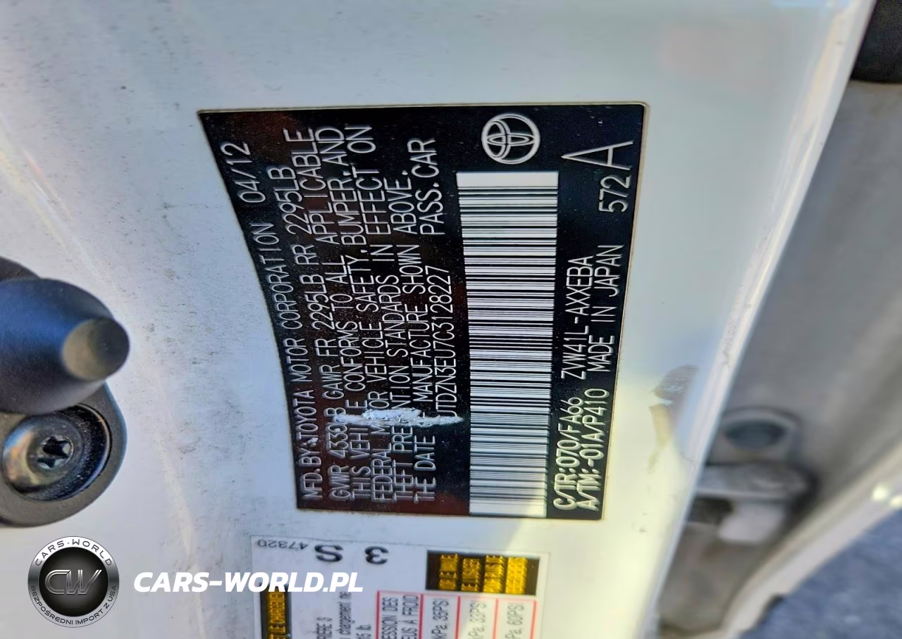 2012 Toyota Prius V Two VIN:JTDZN3EU7C3128227 - 12