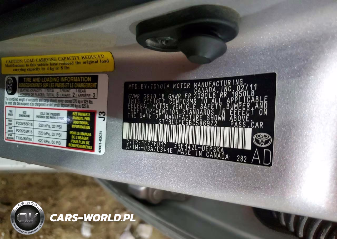 2011 Toyota Corolla S VIN:2T1BU4EE5BC586972 - 12