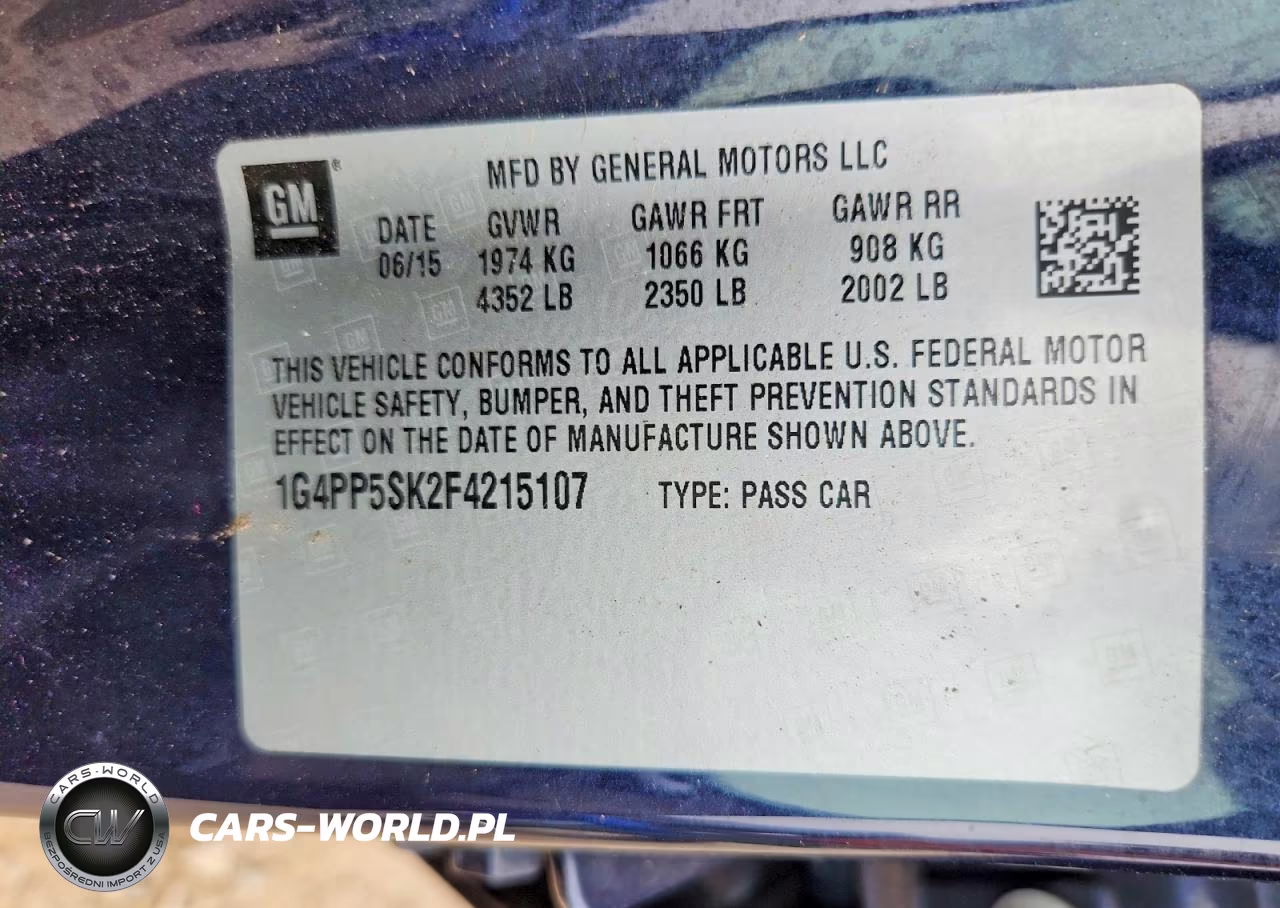 2015 Buick Verano VIN:1G4PP5SK2F4215107 - 12