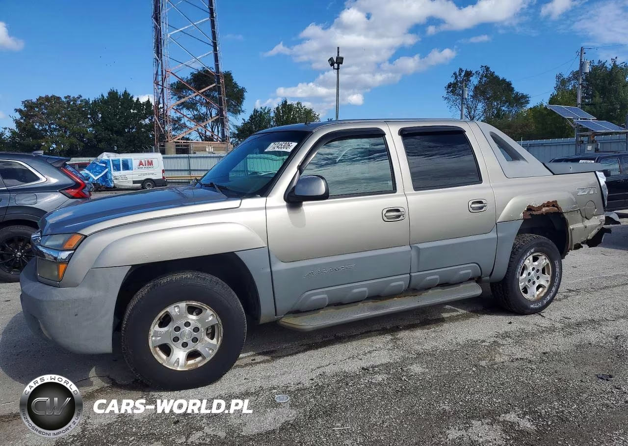 2002 Chevrolet Avalanche K1500 VIN:3GNEK13T82G226868 - 1