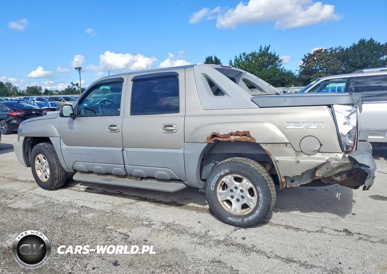 2002 Chevrolet Avalanche K1500 VIN:3GNEK13T82G226868 - 2