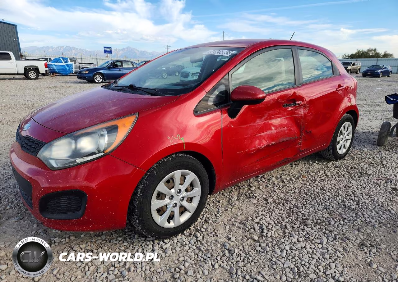 2013 Kia Rio Lx VIN:KNADM5A34D6205719 - 1