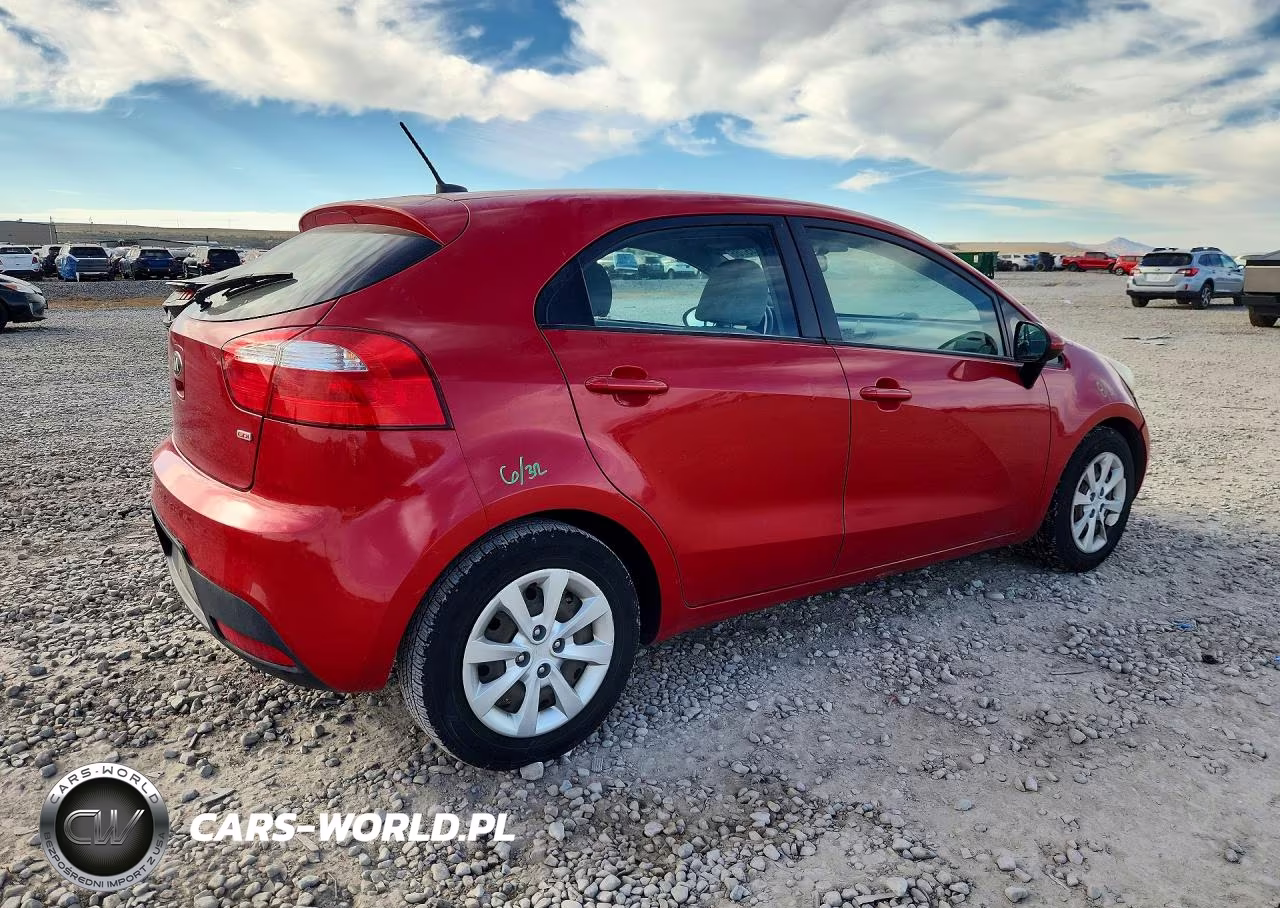 2013 Kia Rio Lx VIN:KNADM5A34D6205719 - 3