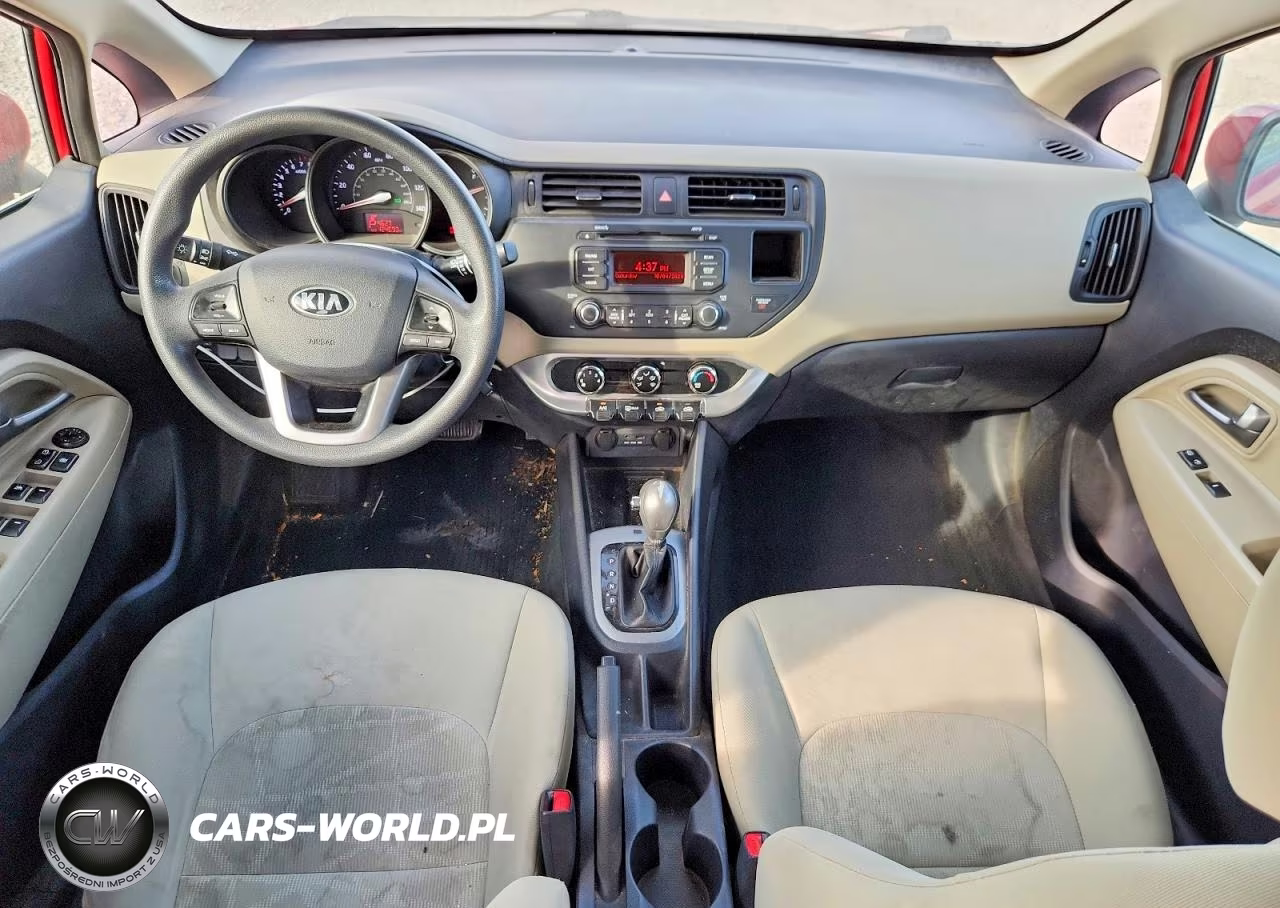 2013 Kia Rio Lx VIN:KNADM5A34D6205719 - 8