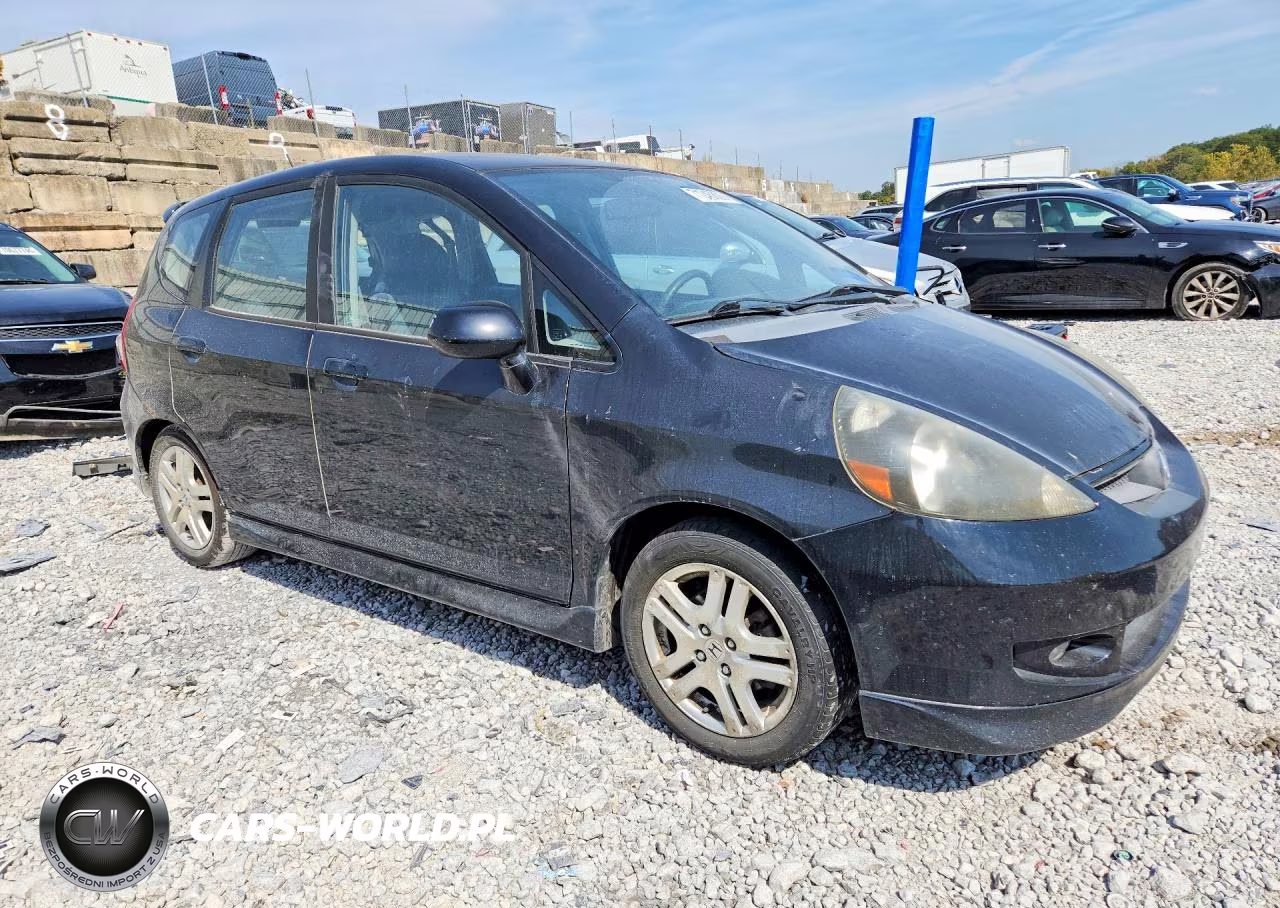 2007 Honda Fit S VIN:JHMGD37617S038333 - 4