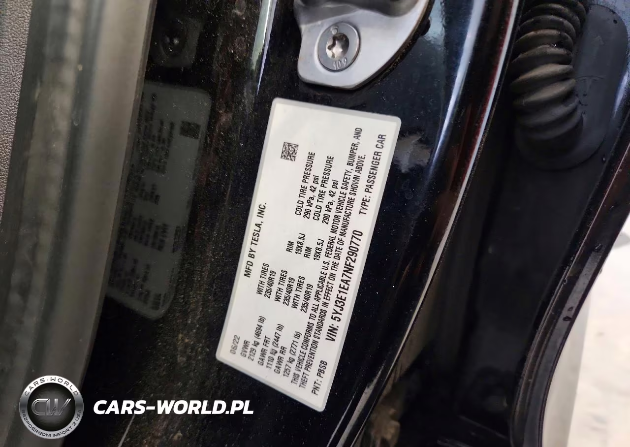 2022 Tesla Model 3 VIN:5YJ3E1EA7NF290770 - 12