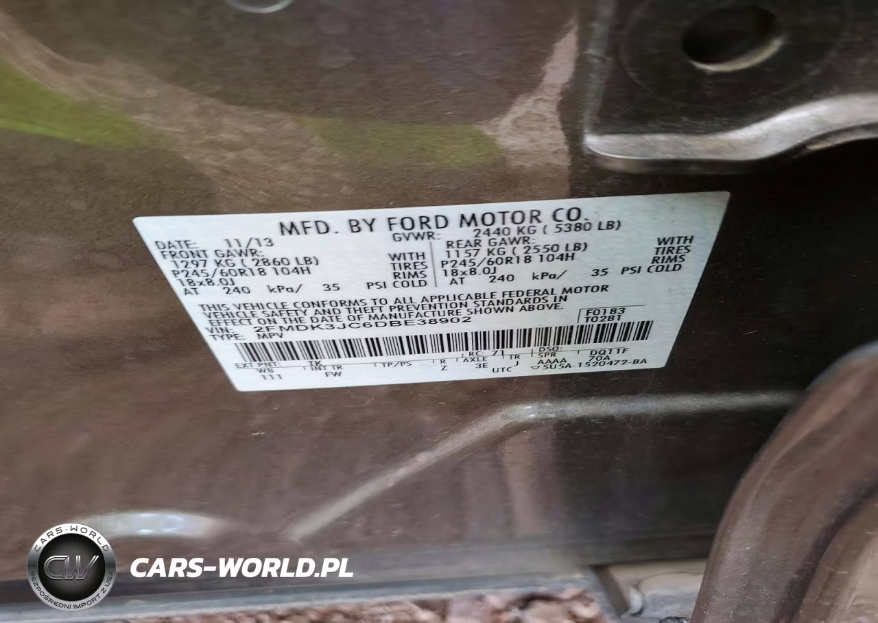 2013 Ford Edge Sel VIN:2FMDK3JC6DBE38902 - 12