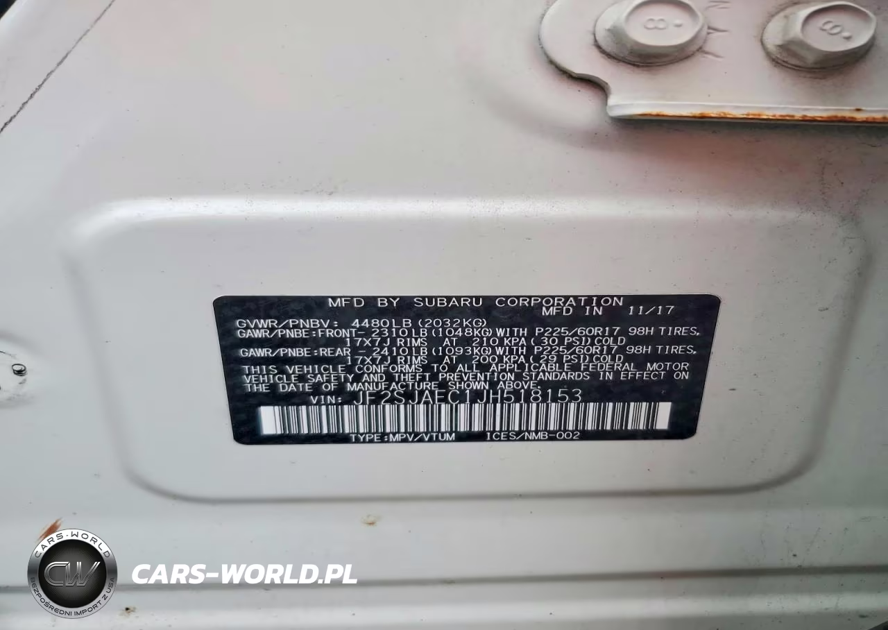 2018 Subaru Forester 2.5I Premium VIN:JF2SJAEC1JH518153 - 14