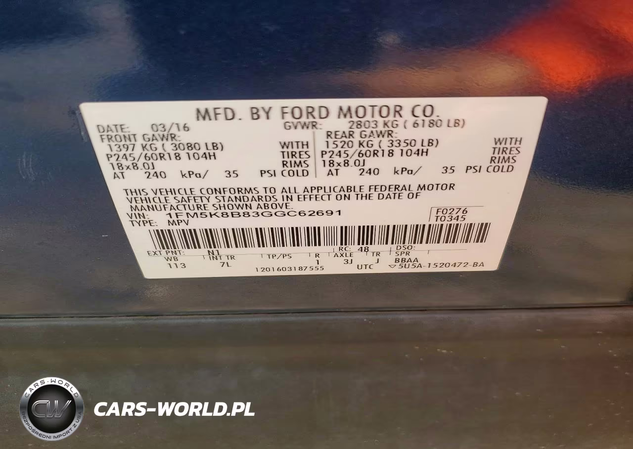 2016 Ford Explorer VIN:1FM5K8B83GGC62691 - 13