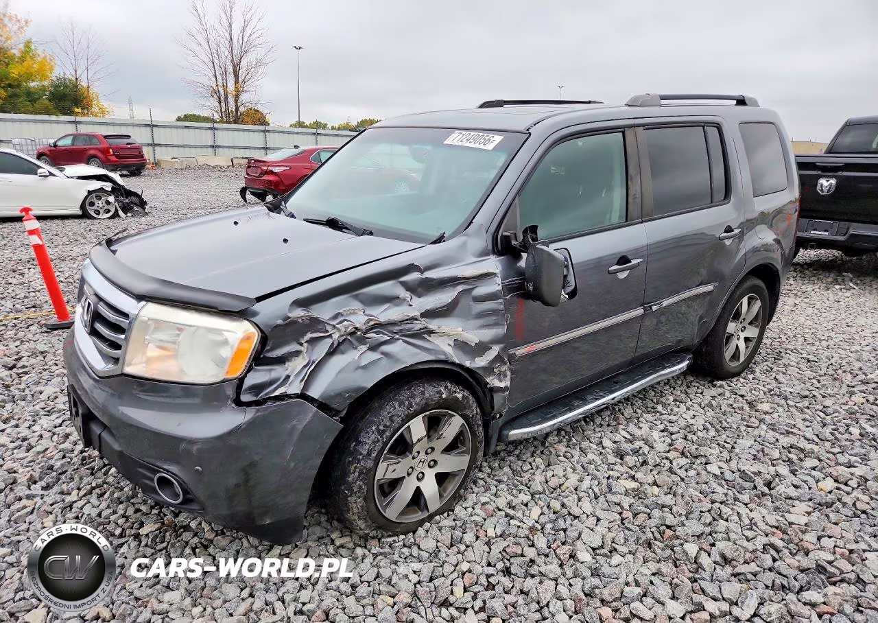 2013 Honda Pilot Touring VIN:5FNYF4H93DB044223 - 1