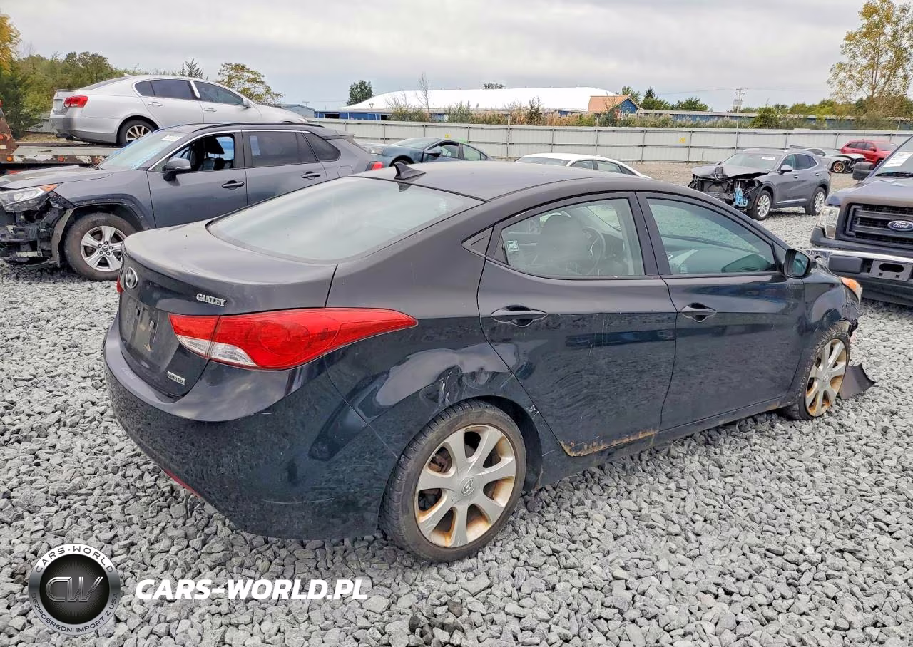 2012 Hyundai Elantra Limited VIN:KMHDH4AE8CU260148 - 3