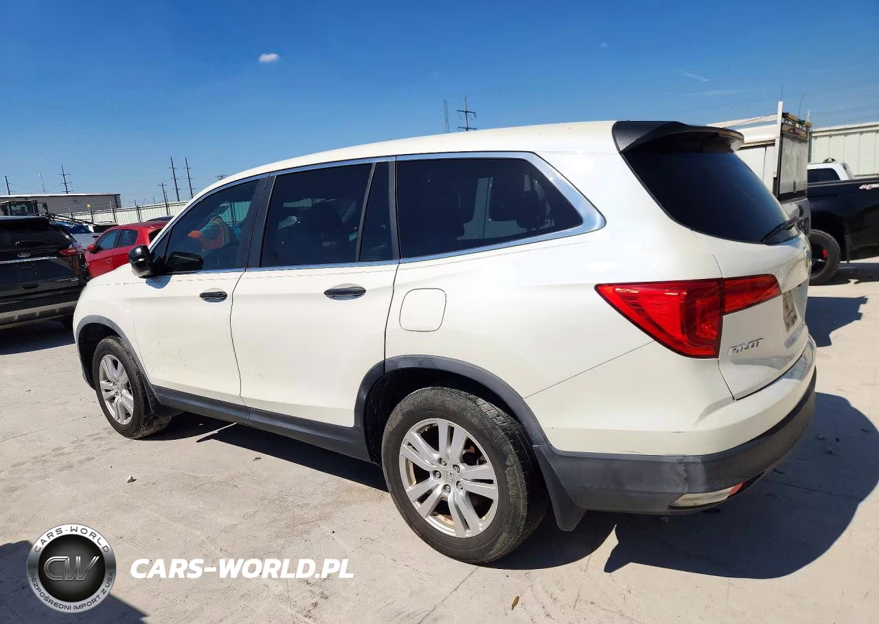 2016 Honda Pilot Lx VIN:5FNYF5H10GB047164 - 2