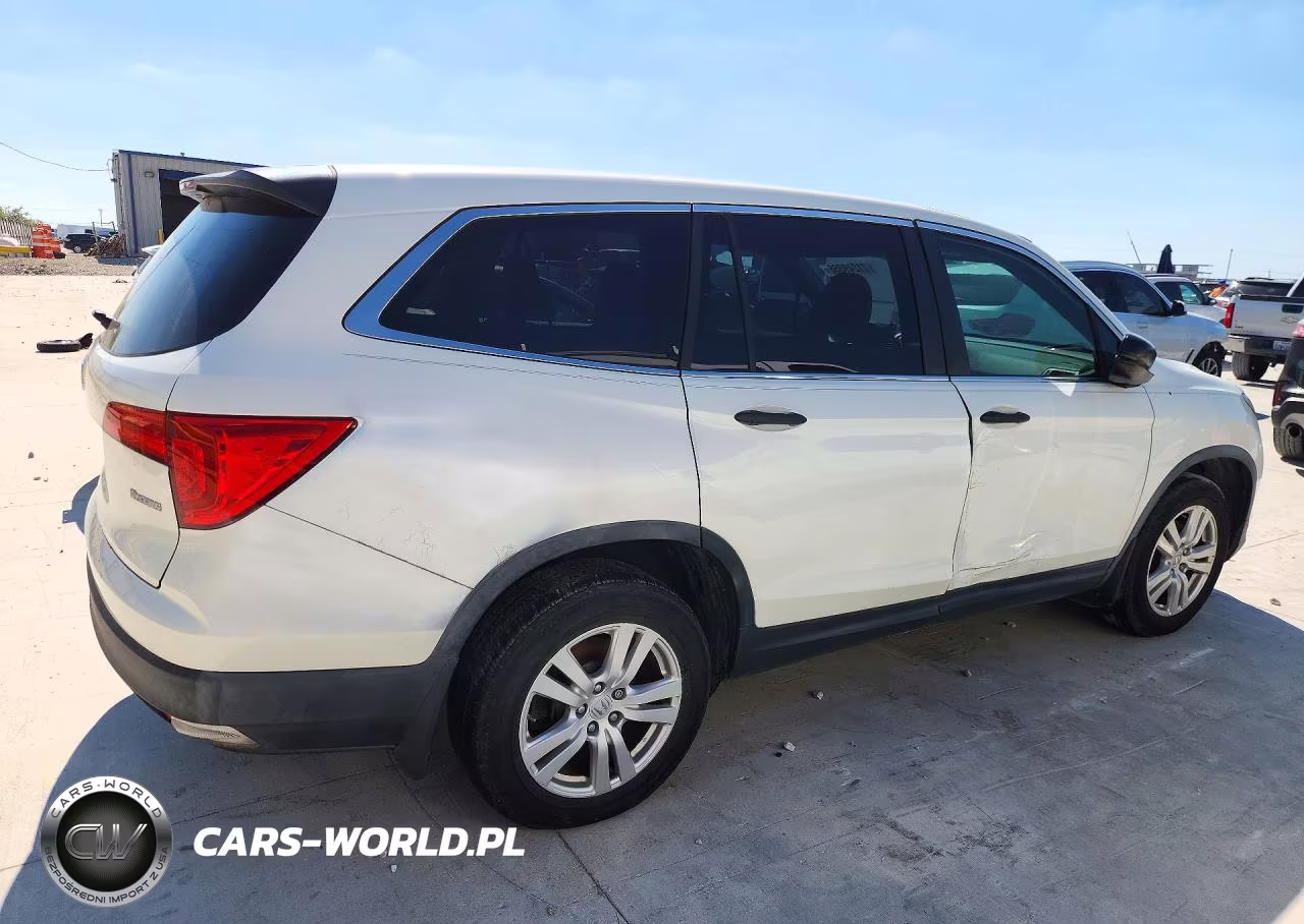 2016 Honda Pilot Lx VIN:5FNYF5H10GB047164 - 3