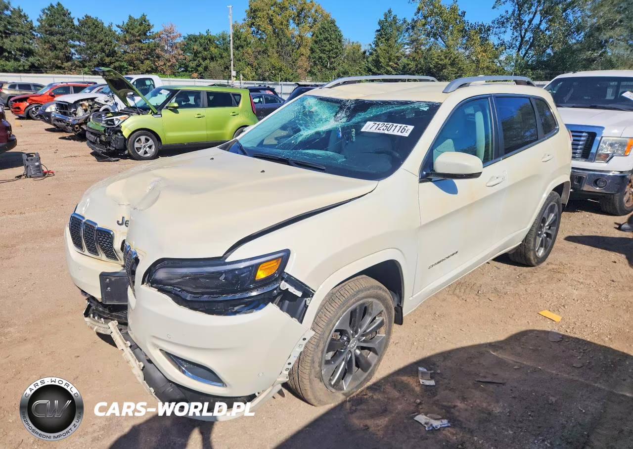2019 Jeep Cherokee Overland VIN:1C4PJMJX8KD249527 - 1