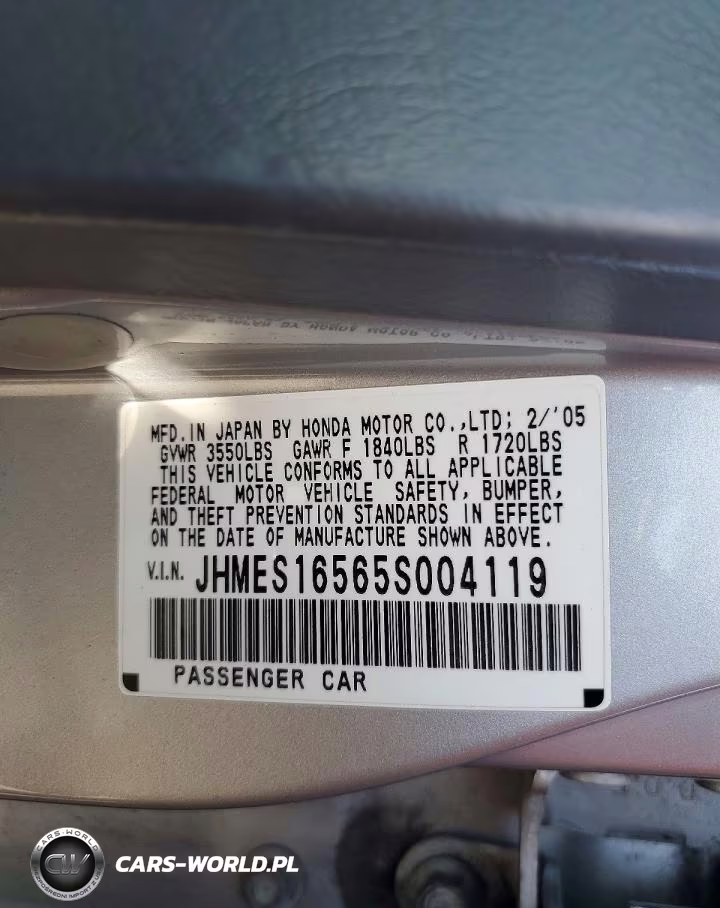 2005 Honda Civic Lx VIN:JHMES16565S004119 - 12