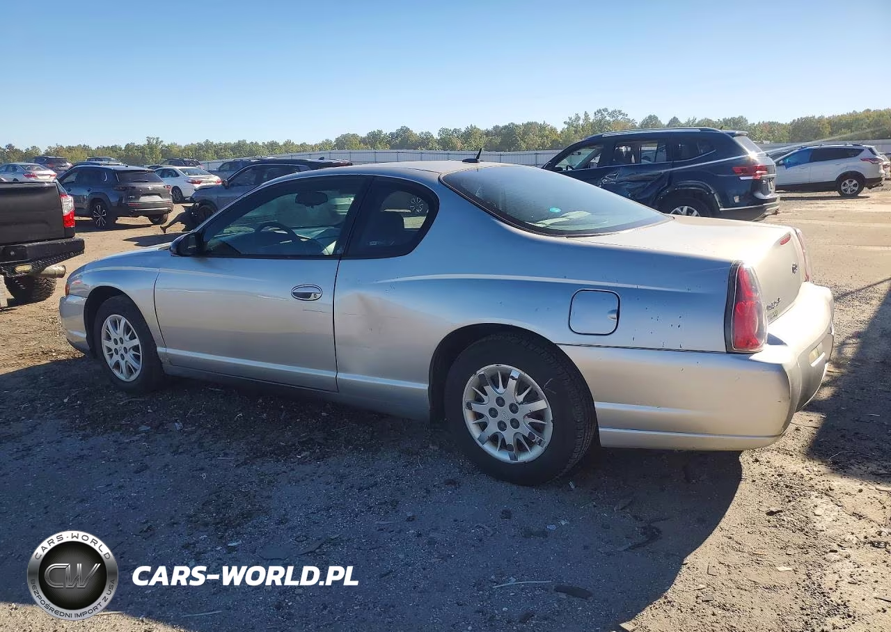 2005 Chevrolet Monte Carlo Ls VIN:2G1WW12E159367891 - 2