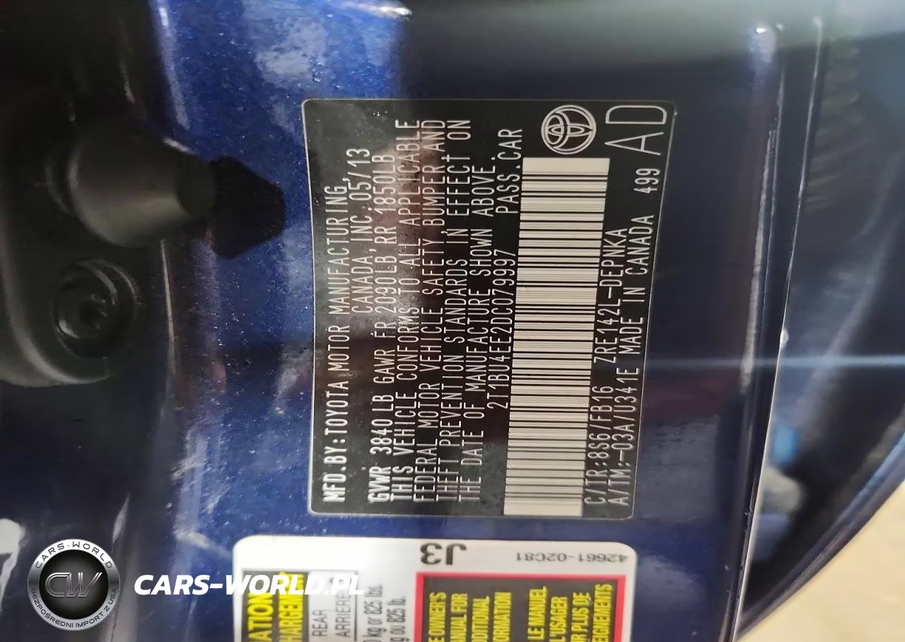 2013 Toyota Corolla L VIN:2T1BU4EE2DC079997 - 12