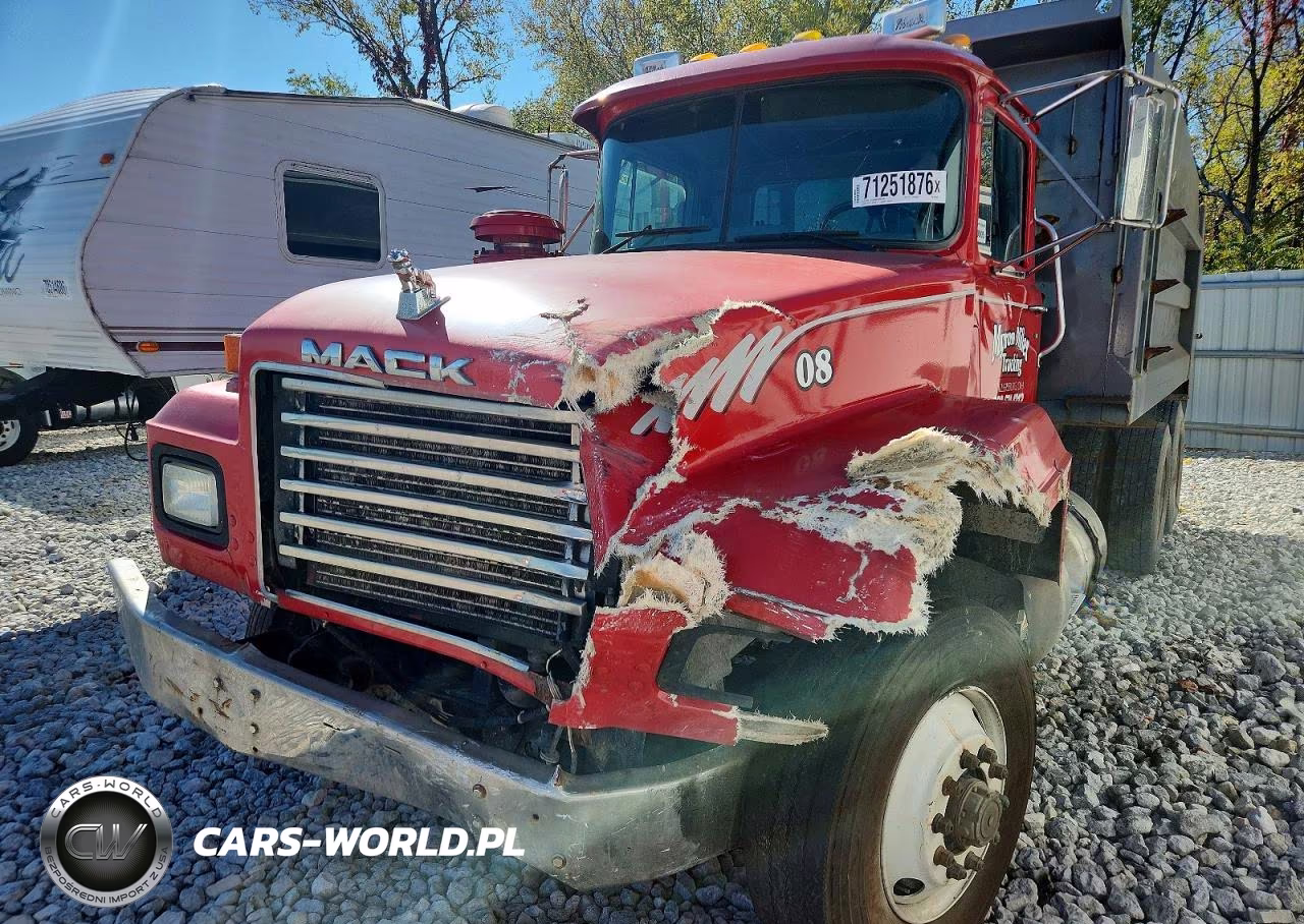 2001 Mack Rb688S Dump Truck VIN:1M2P324C11M060686 - 12