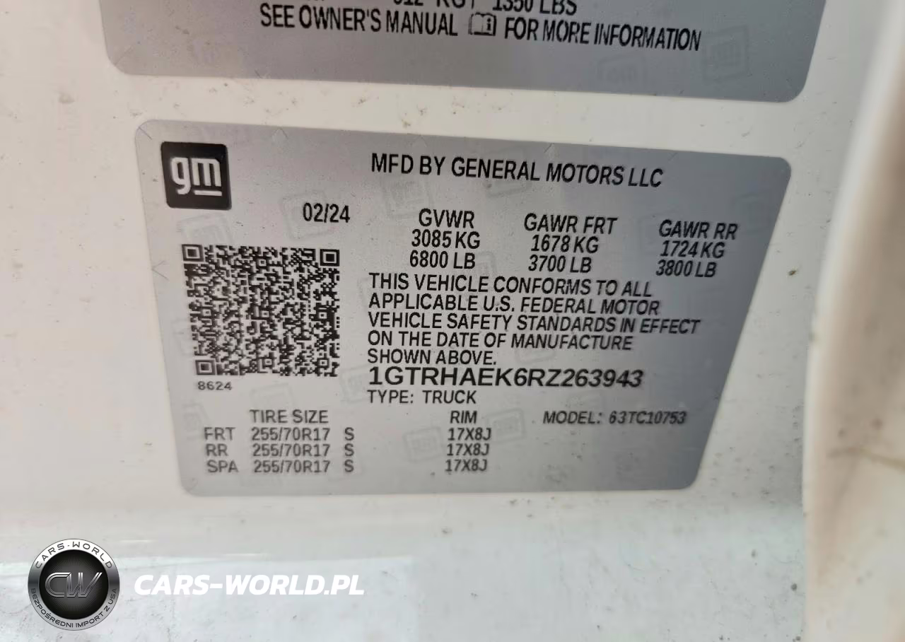 2024 GMC Sierra C1500 VIN:1GTRHAEK6RZ263943 - 12