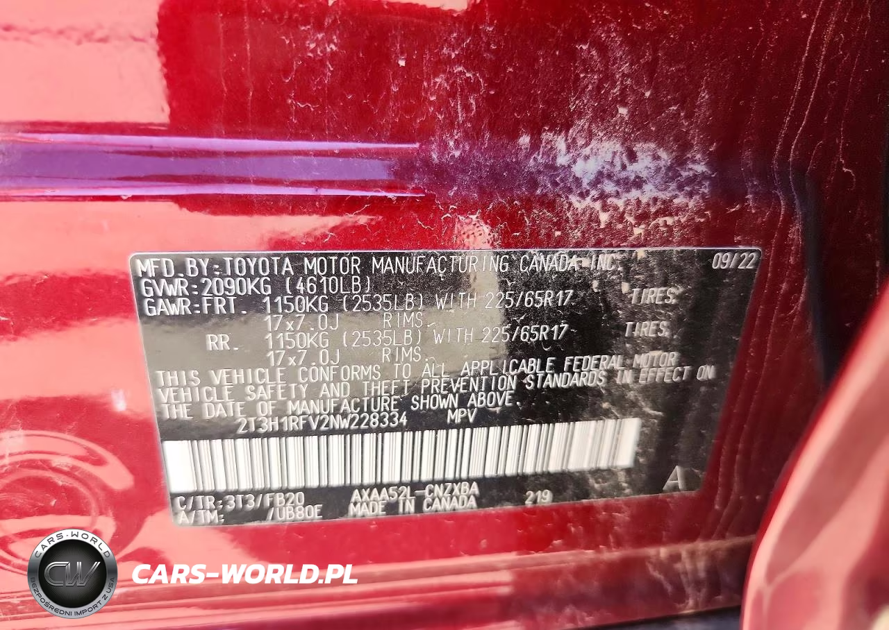 2022 Toyota Rav4 Le VIN:2T3H1RFV2NW228334 - 13