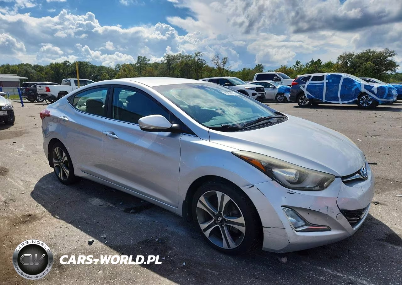2016 Hyundai Elantra Sport VIN:KMHDH4AH1GU523337 - 4