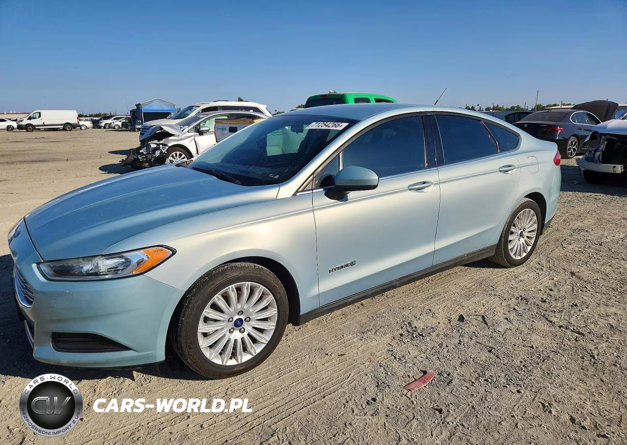 2014 Ford Fusion S Hybrid VIN:3FA6P0UU8ER131189 - 1