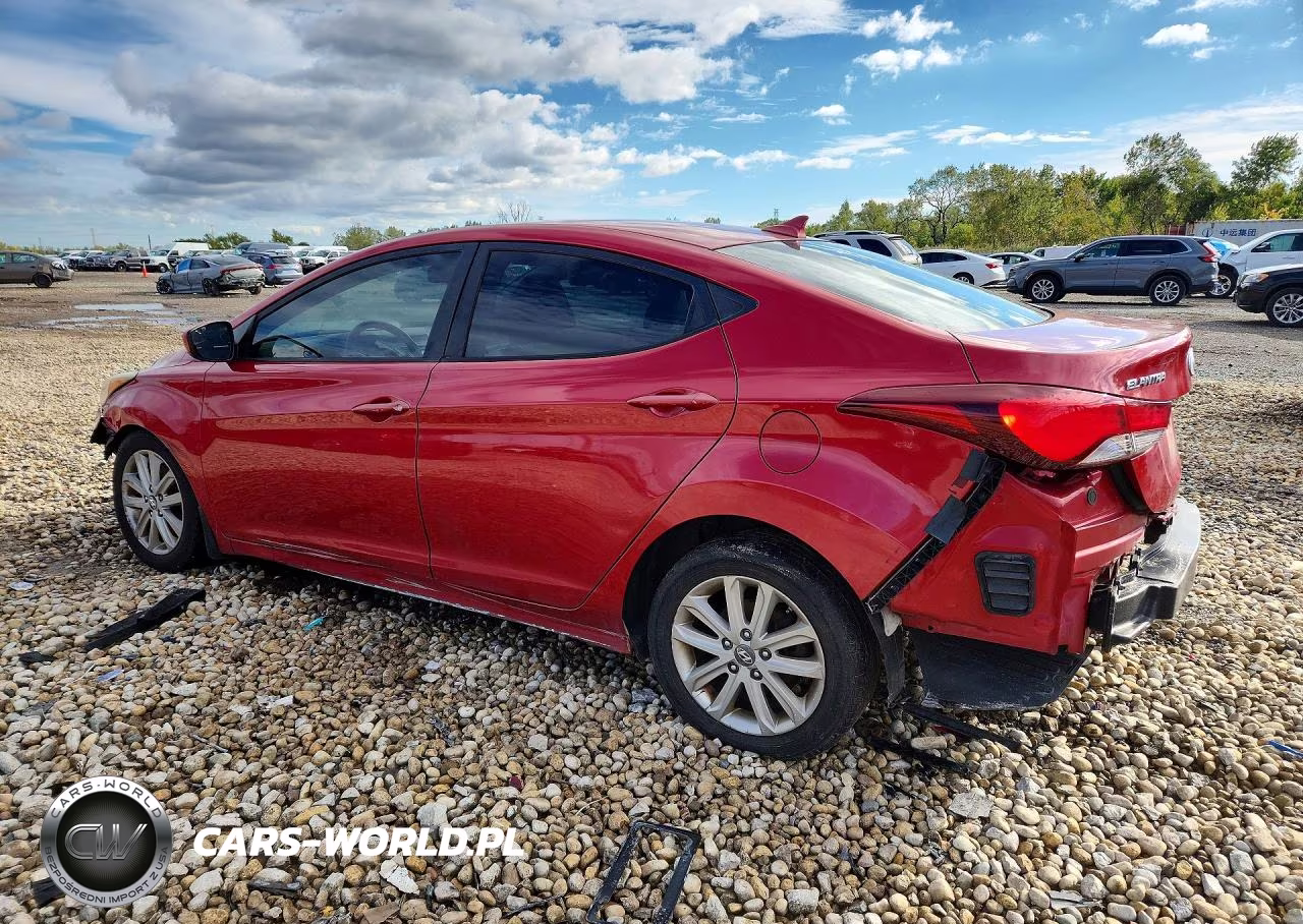 2015 Hyundai Elantra Se VIN:KMHDH4AE8FU381380 - 2