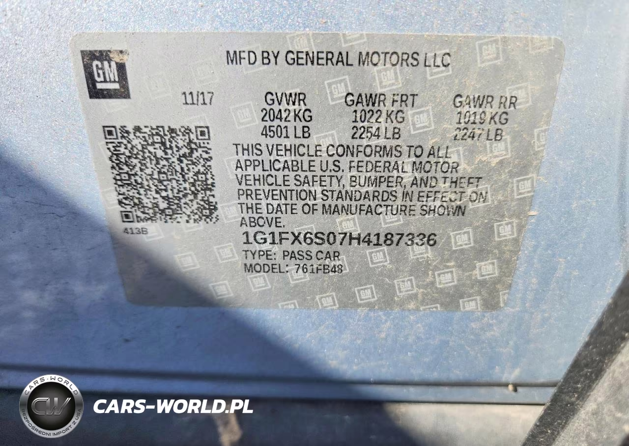 2017 Chevrolet Bolt Ev Premier VIN:1G1FX6S07H4187336 - 12