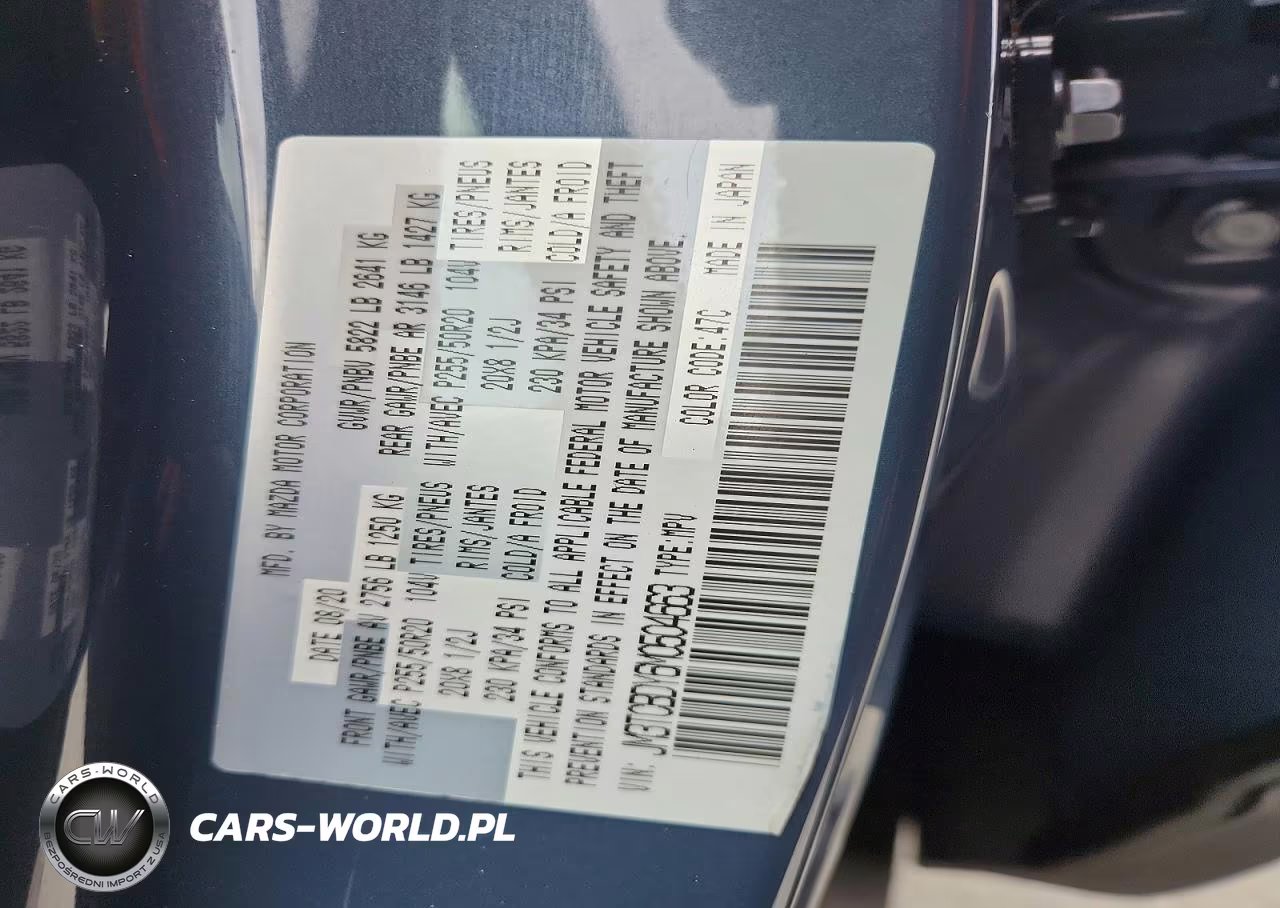 2021 Mazda Cx-9 Grand Touring VIN:JM3TCBDY6M0504663 - 13