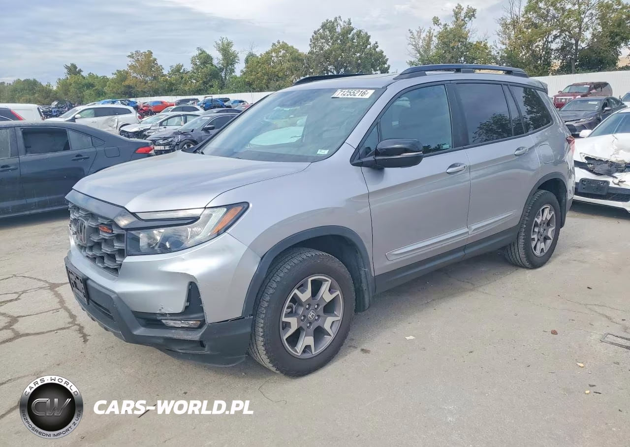 2022 Honda Passport Trail Sport VIN:5FNYF8H68NB026881 - 1