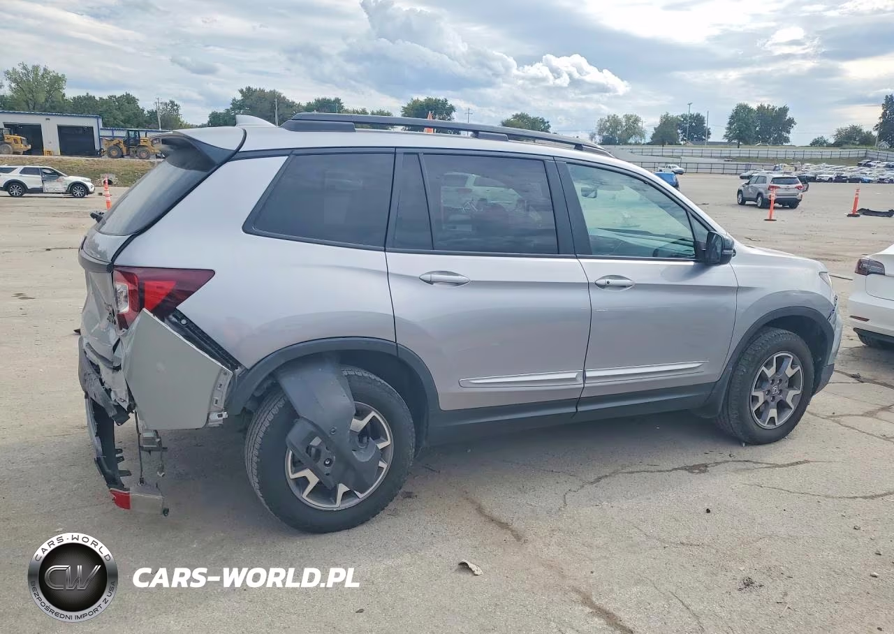 2022 Honda Passport Trail Sport VIN:5FNYF8H68NB026881 - 3