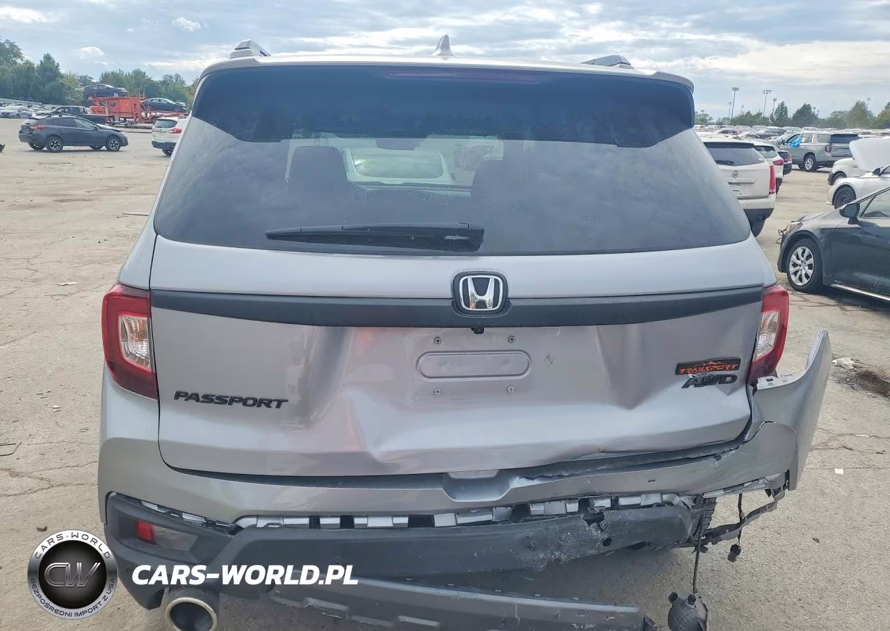 2022 Honda Passport Trail Sport VIN:5FNYF8H68NB026881 - 6