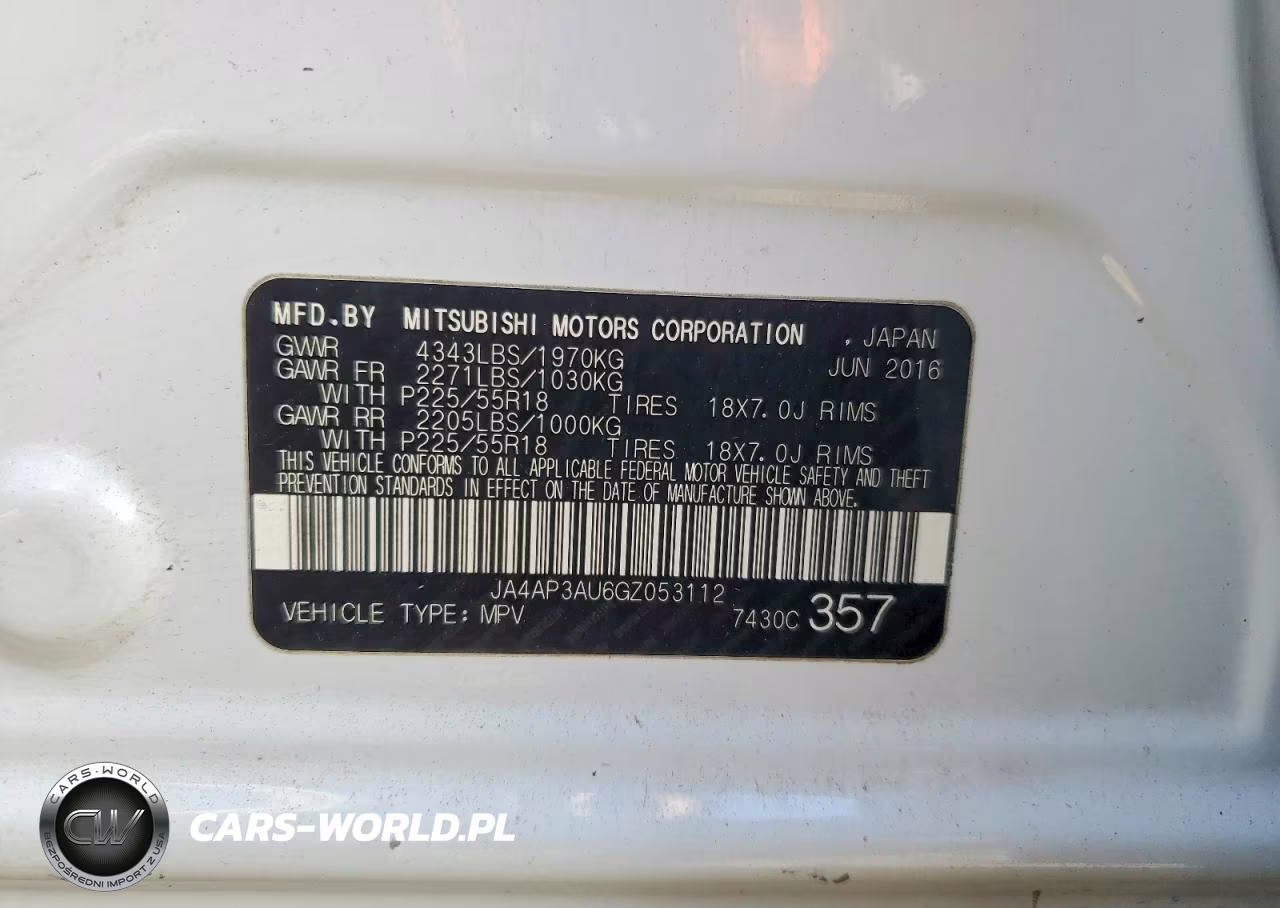 2016 Mitsubishi Outlander Sport Es VIN:JA4AP3AU6GZ053112 - 13