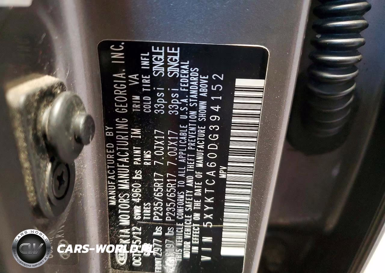 2013 Kia Sorento Lx VIN:5XYKTCA60DG394152 - 13