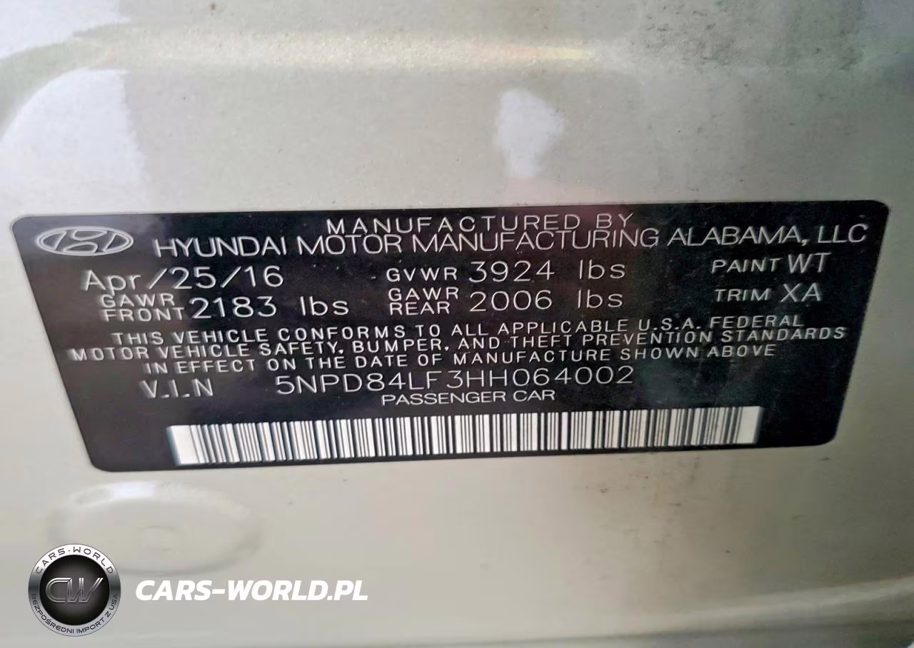 2017 Hyundai Elantra Limited VIN:5NPD84LF3HH064002 - 12