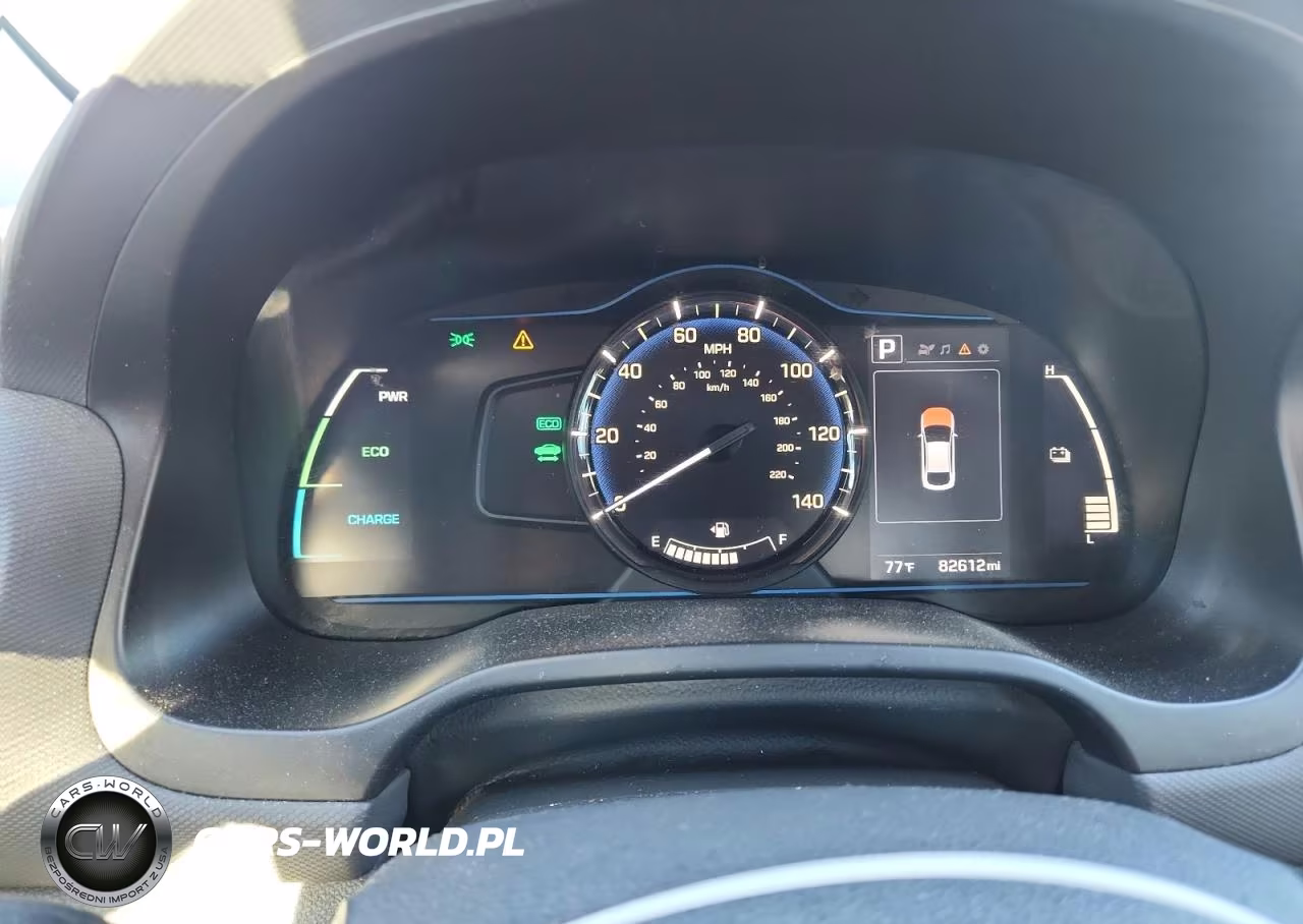 2017 Hyundai Ioniq Blue VIN:KMHC65LC6HU023894 - 9