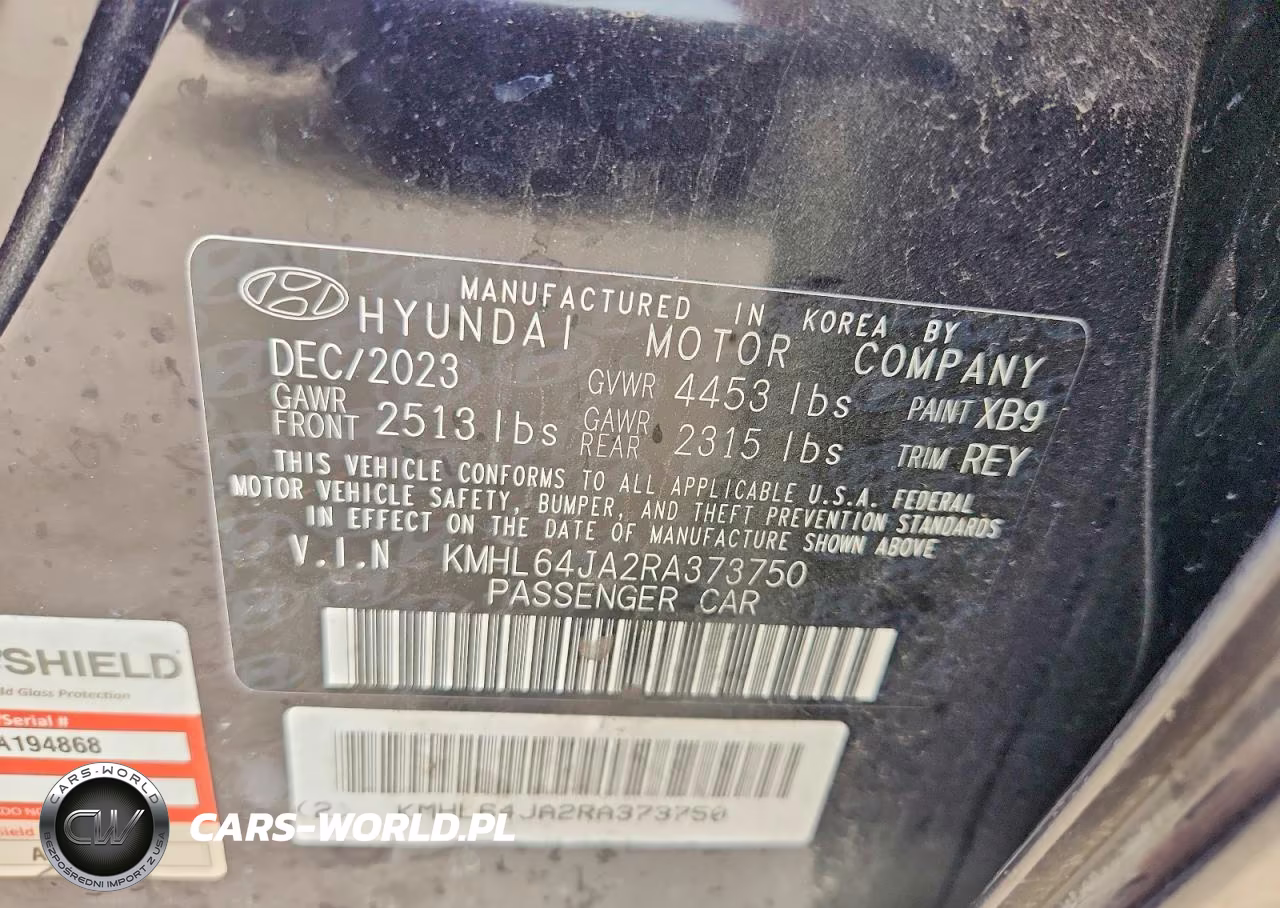 2024 Hyundai Sonata Sel VIN:KMHL64JA2RA373750 - 12