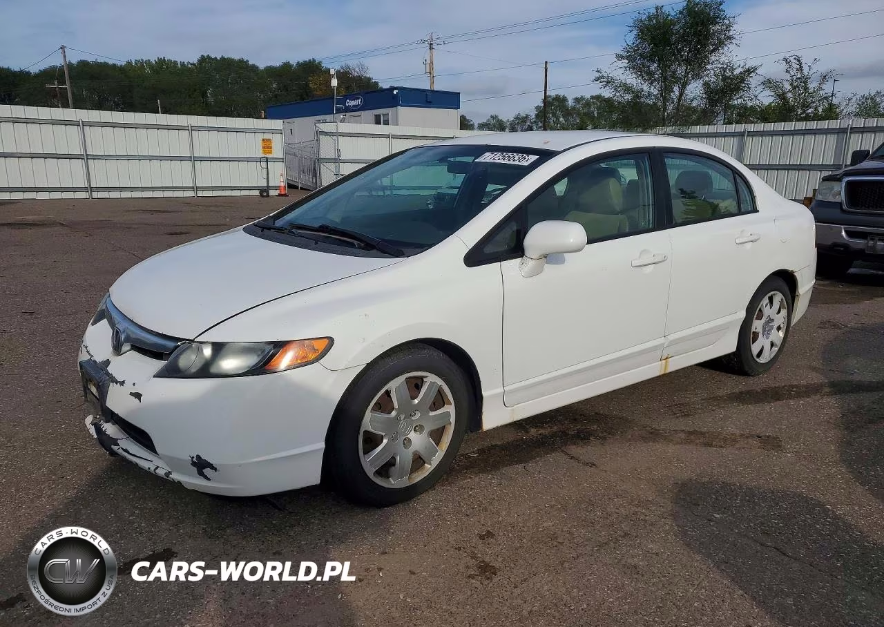 2007 Honda Civic Lx VIN:1HGFA16537L017546 - 1