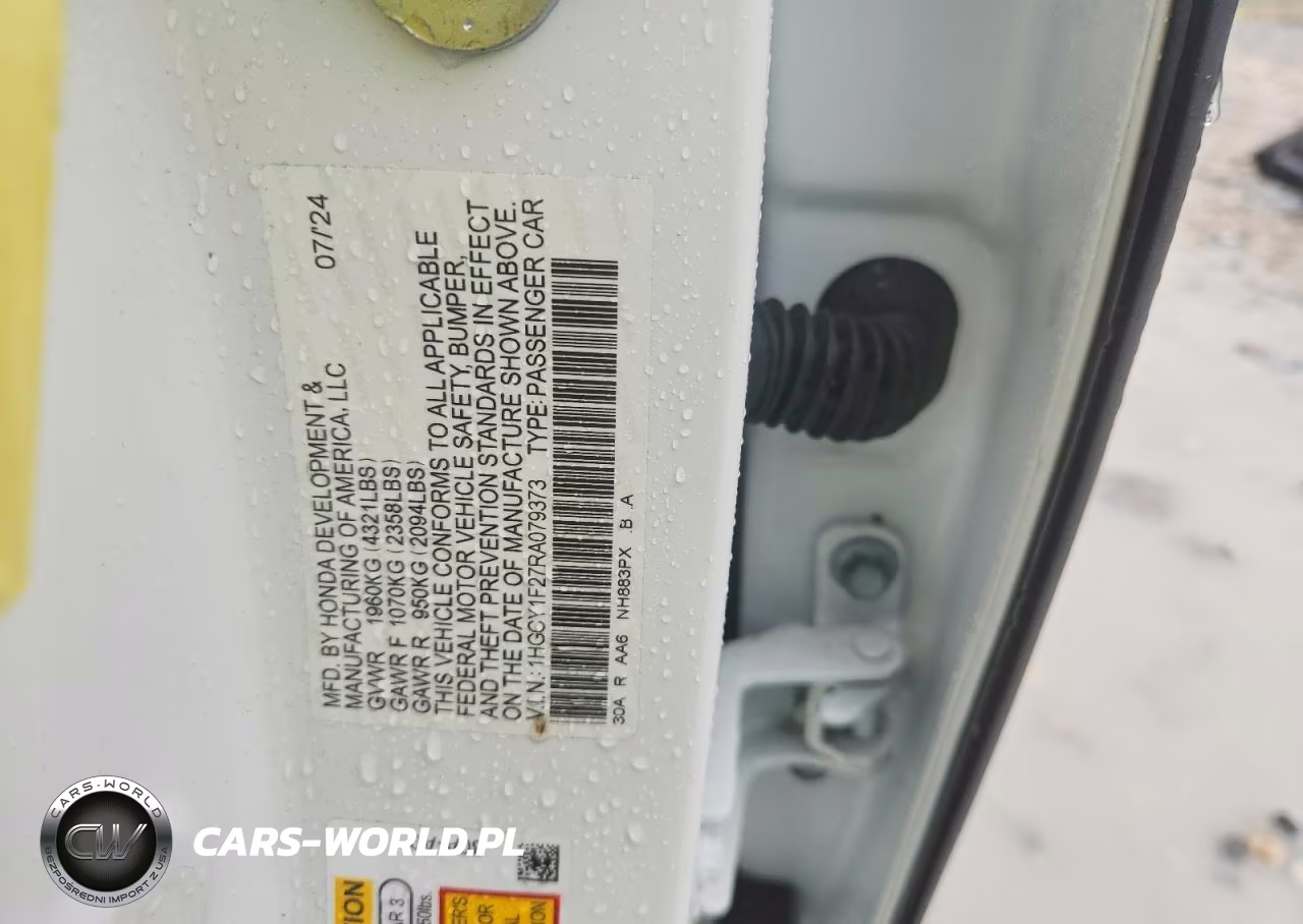 2024 Honda Accord Lx VIN:1HGCY1F27RA079373 - 12