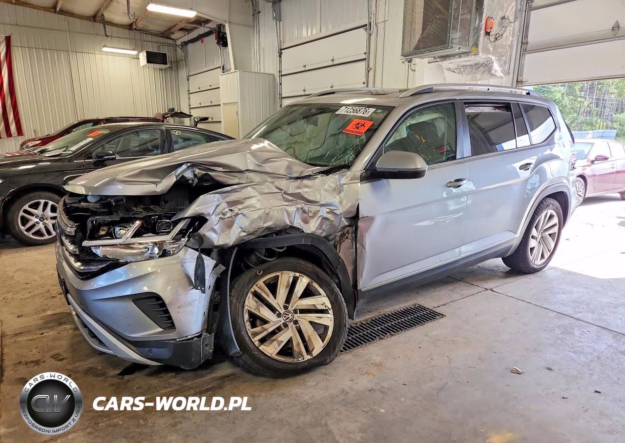 2021 Volkswagen Atlas Sel VIN:1V2BR2CA1MC501836 - 1