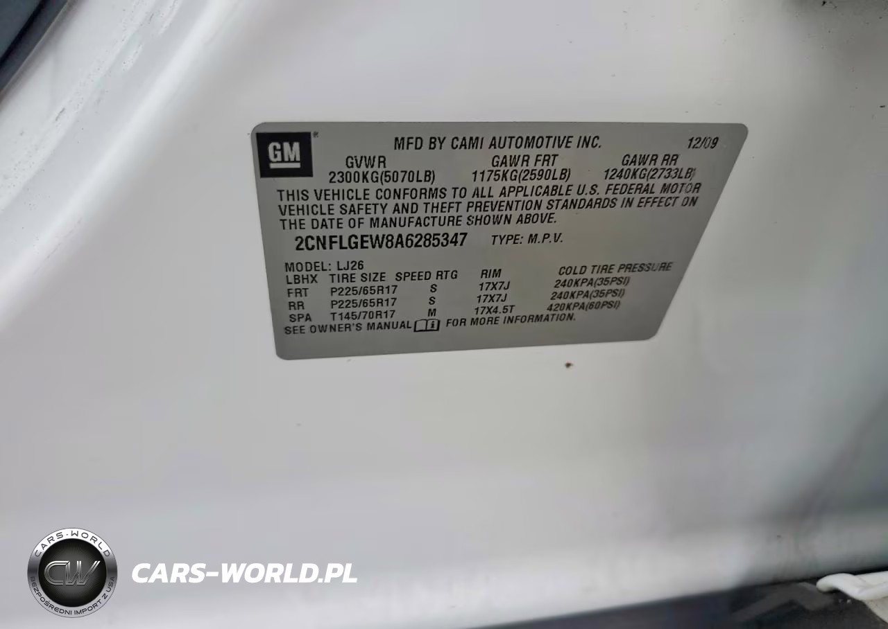 2010 Chevrolet Equinox Ltz VIN:2CNFLGEW8A6285347 - 14