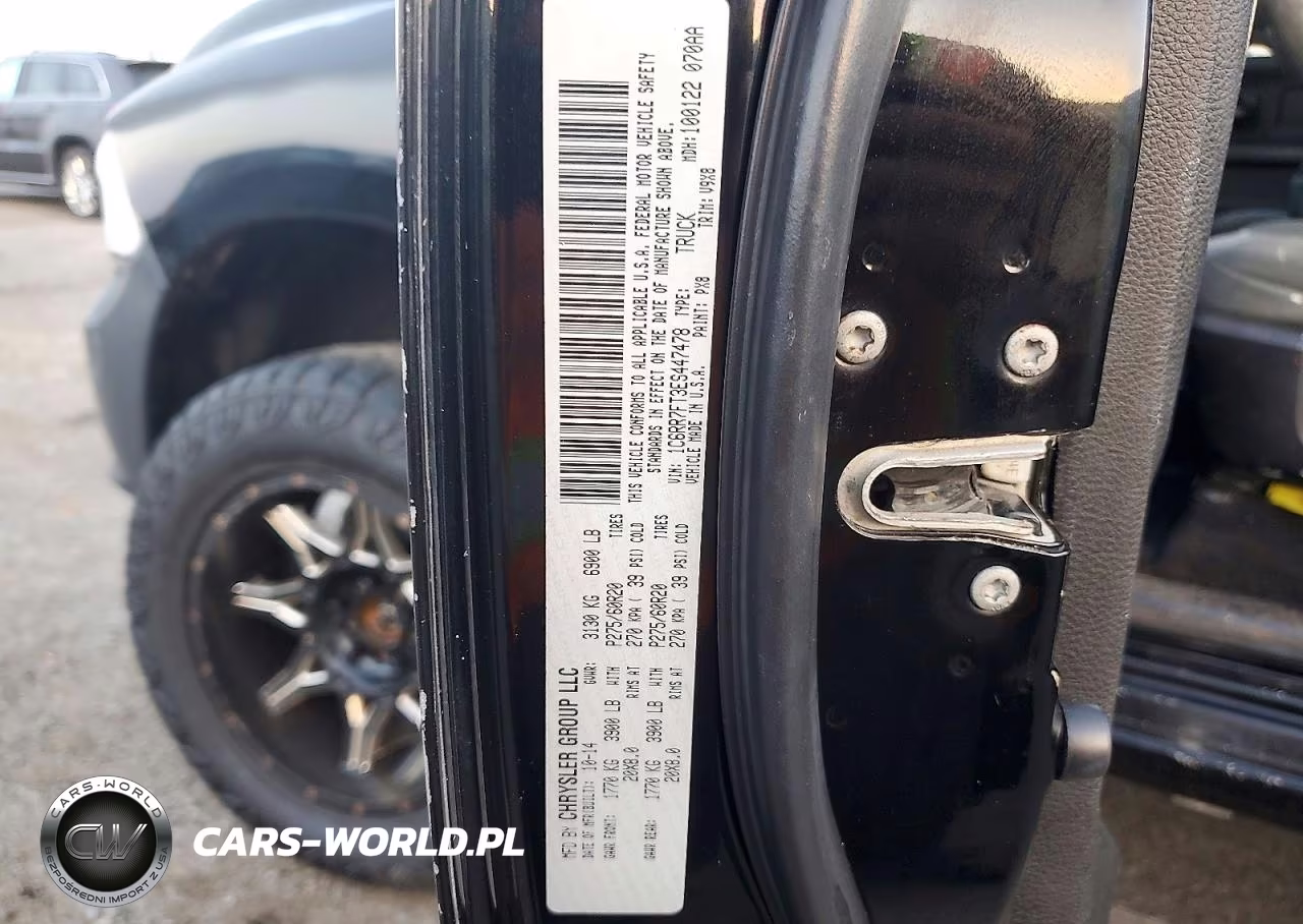 2014 Ram 1500 St VIN:1C6RR7FT3ES447478 - 12