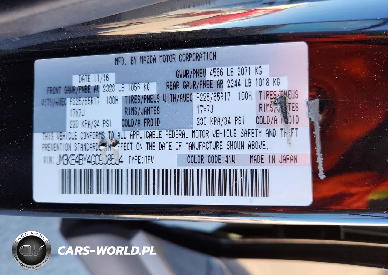 2016 Mazda Cx-5 Sport VIN:JM3KE4BY4G0908554 - 14