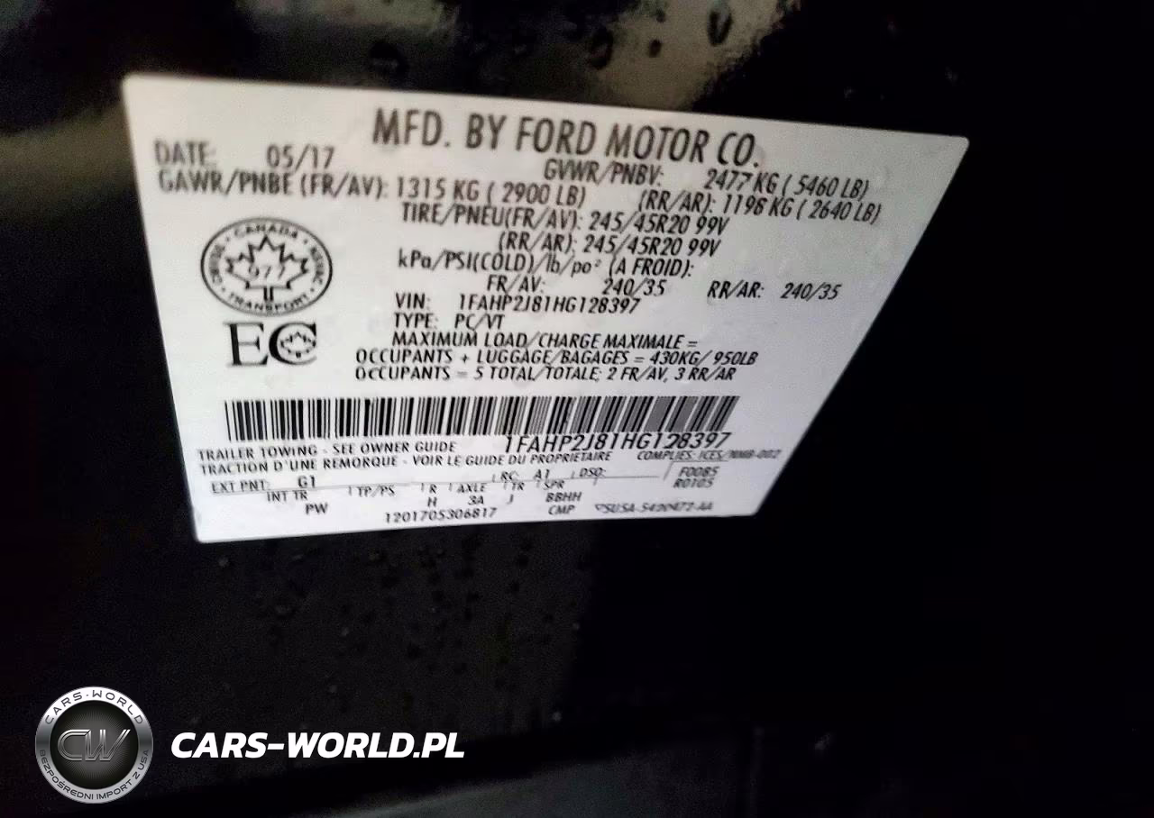 2017 Ford Taurus Limited VIN:1FAHP2J81HG128397 - 12