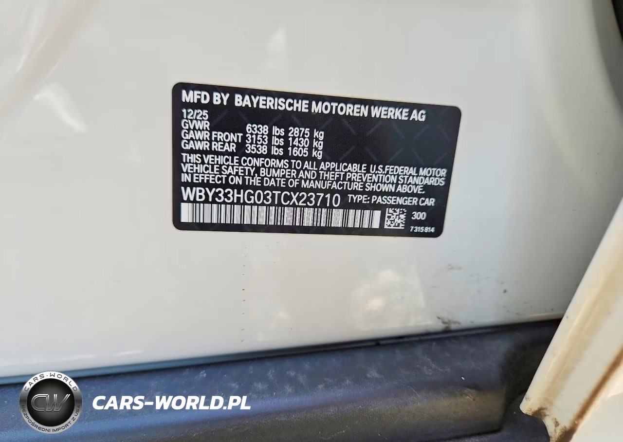 2026 BMW I5 xDrive 40 VIN:WBY33HG03TCX23710 - 12