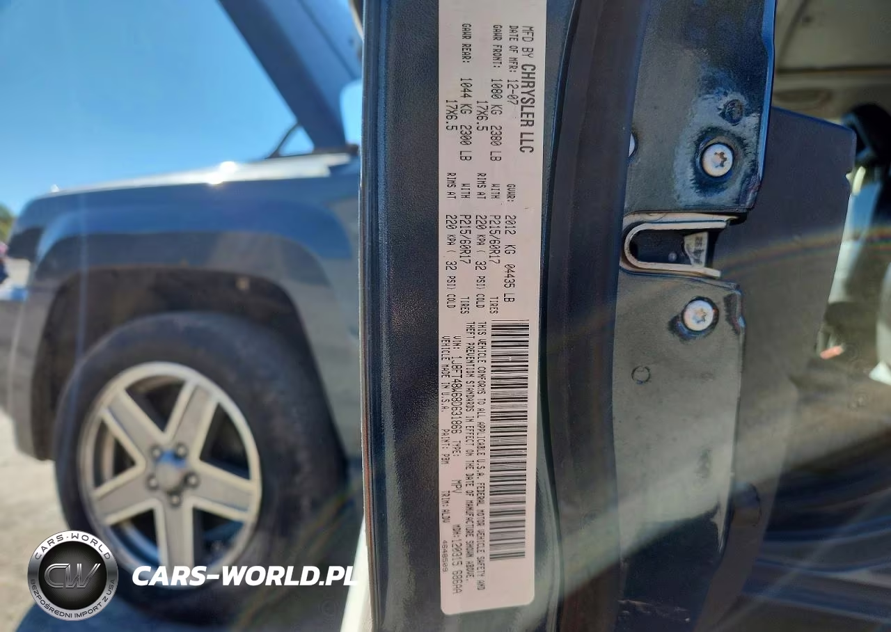 2008 Jeep Patriot Limited VIN:1J8FT48W68D631866 - 13