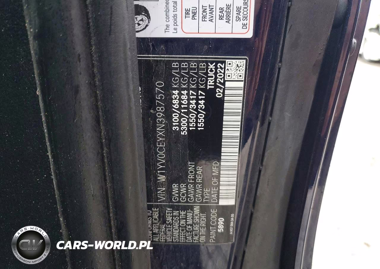 2022 Mercedes-Benz Metris VIN:W1YV0CEYXN3987570 - 13