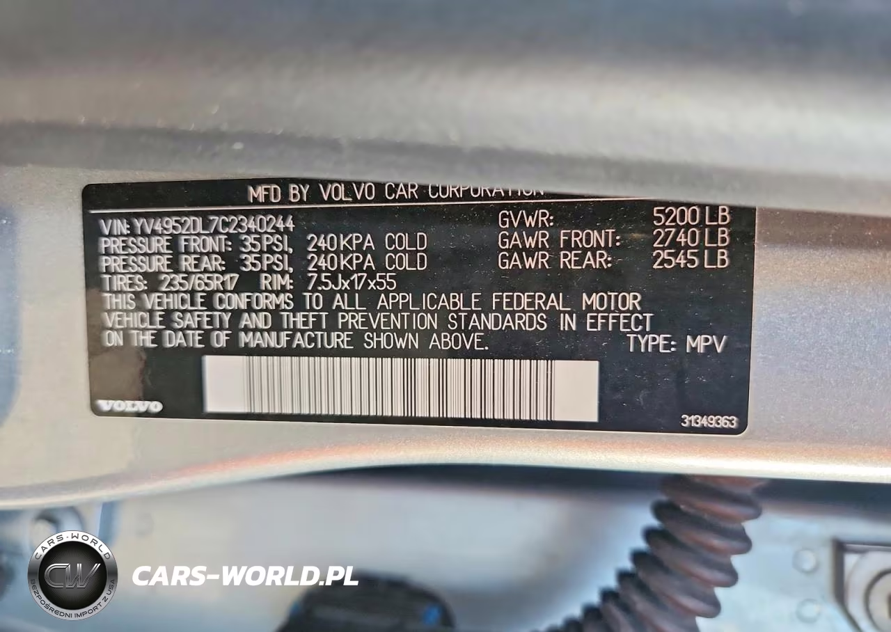 2012 Volvo Xc60 3.2 VIN:YV4952DL7C2340244 - 13