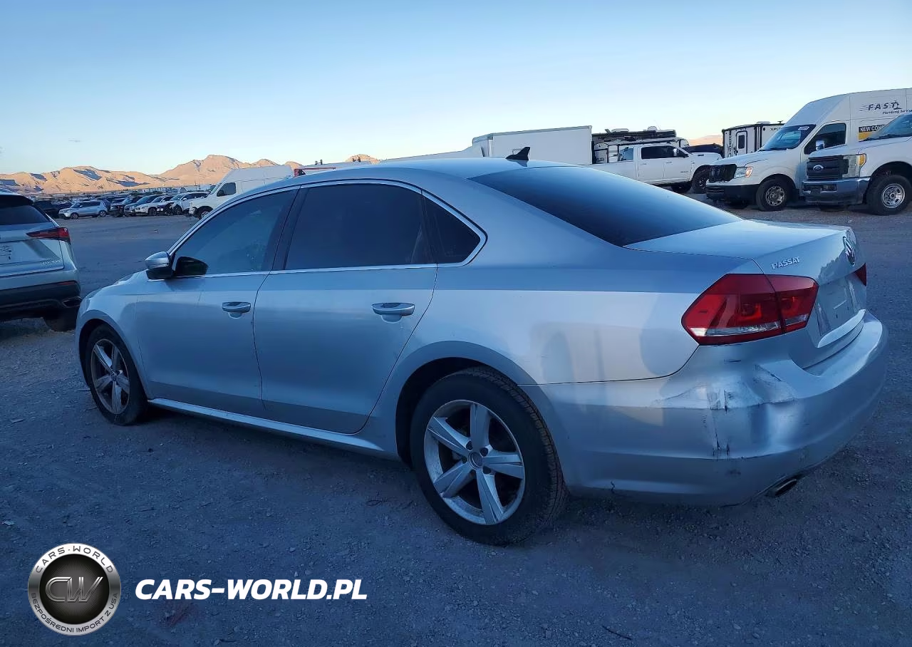 2013 Volkswagen Passat Se VIN:1VWBP7A34DC017617 - 2