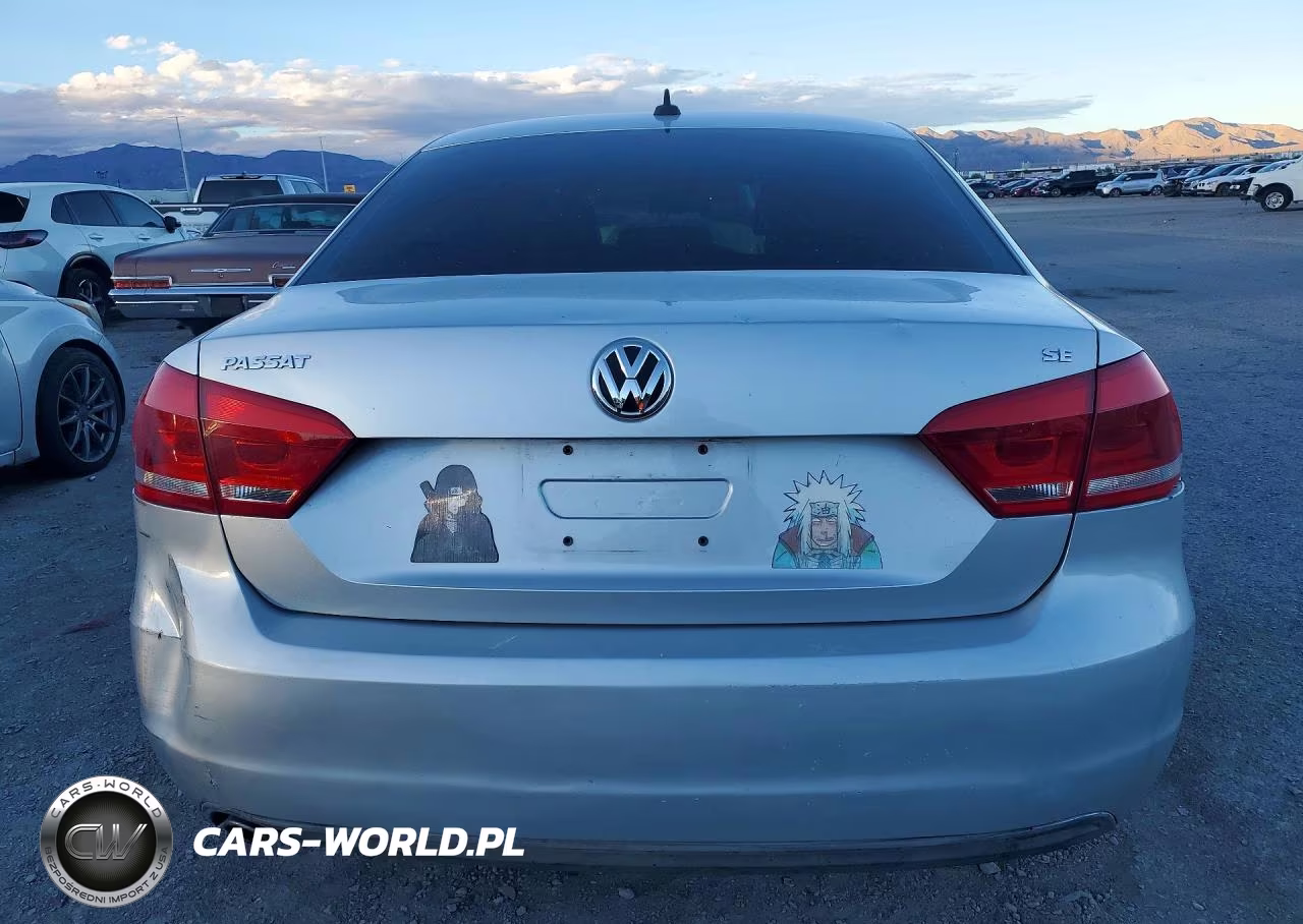 2013 Volkswagen Passat Se VIN:1VWBP7A34DC017617 - 6